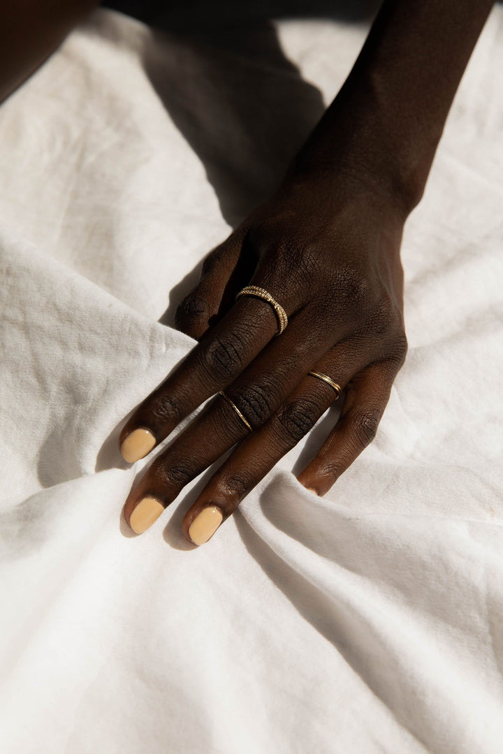 1.90CT Mine Cut Elongated Cushion F-VS Lab Grown Pink Champagne Diamond Bridal Ring Set