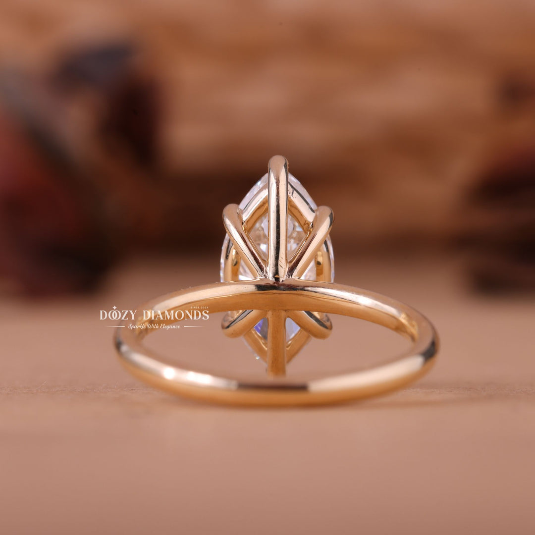 2.0CT-3.0CT Marquise E/VS1 Lab Grown Solitaire Diamond Engagement Ring