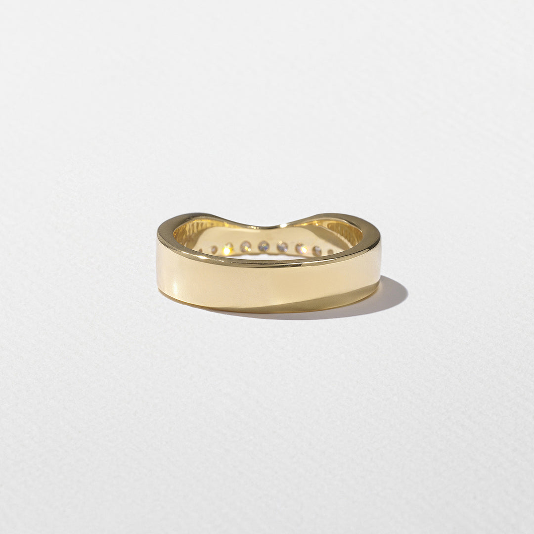 2.0CT Emerald E-VS Lab Grown Thick Wedding Ring With Thick Pave Band