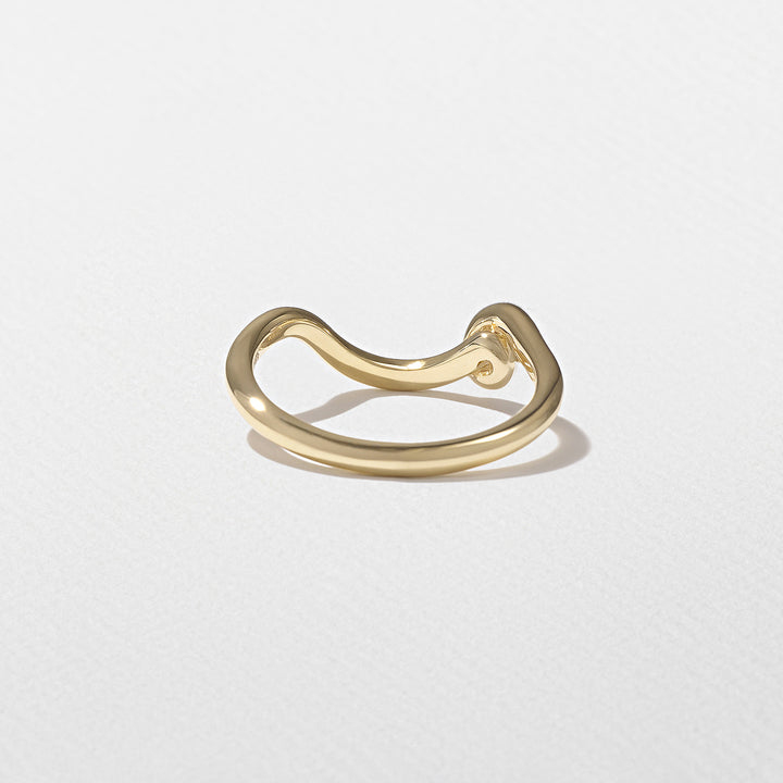 2.50CT Round E-VS Lab Grown Thick Diamond Ring With Twirl Plain Band