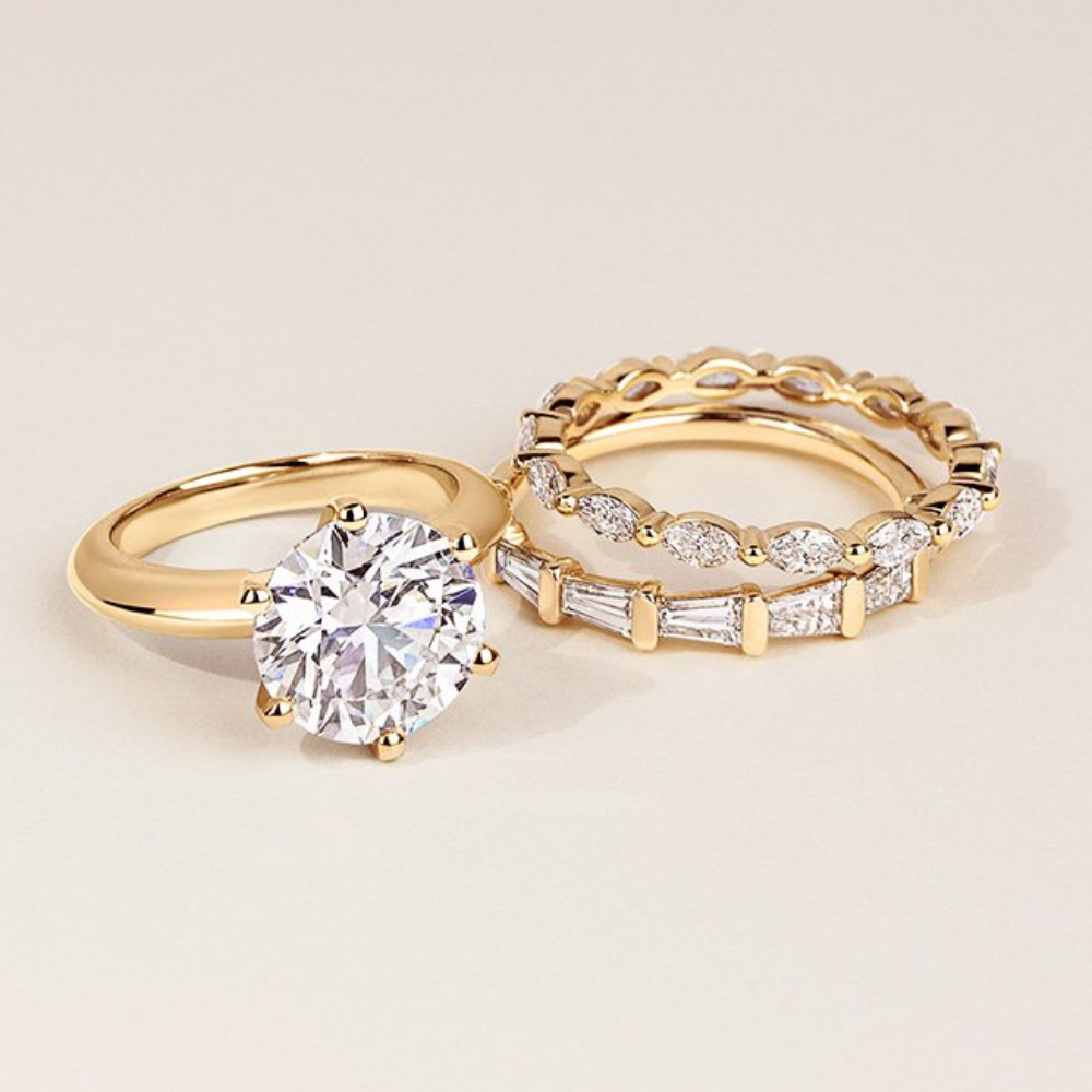 Lab-Grown Bridal Ring Set