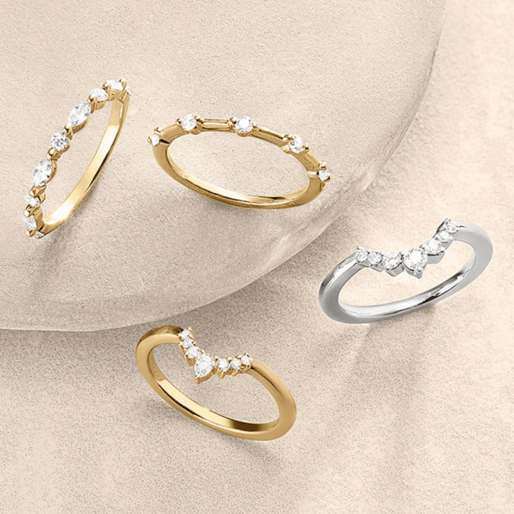 Moissanite Wedding Bands - Doozy Diamonds