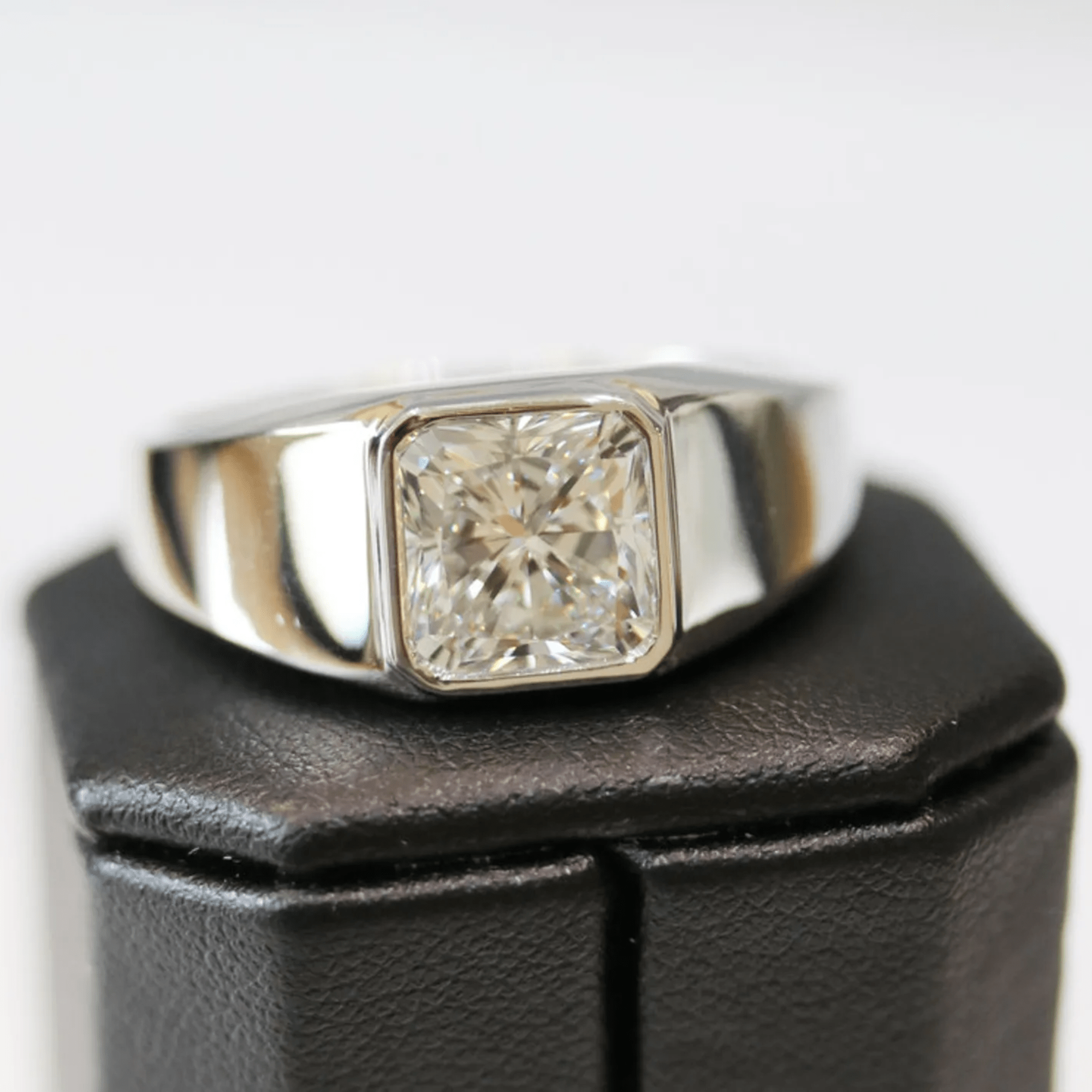 Moissanite Men's Wedding Bands - Doozy Diamonds