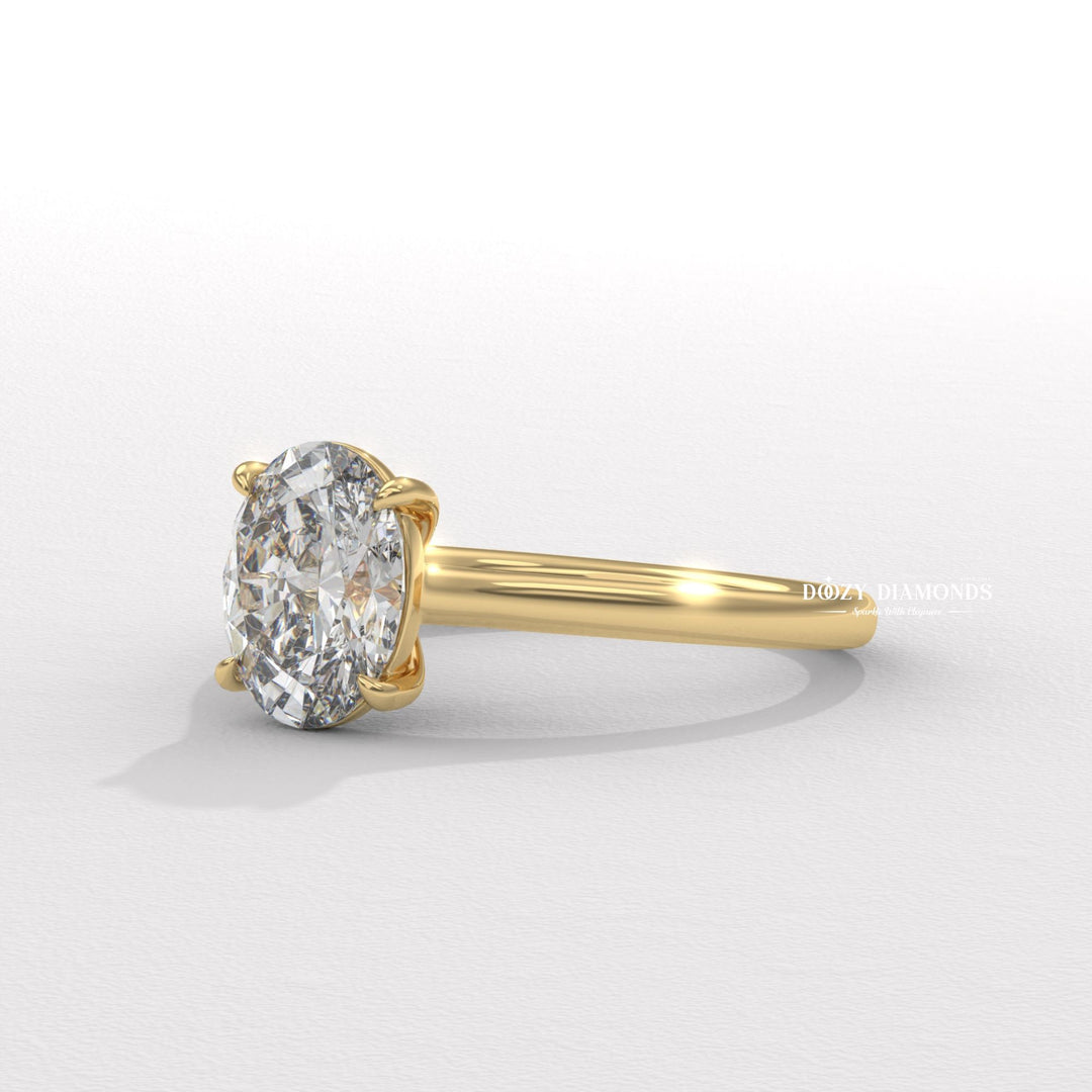 . Buy Oval Lab Diamond Ring Online
8. Affordable Oval Engagement Ring
9. Custom Oval Lab Grown Ring