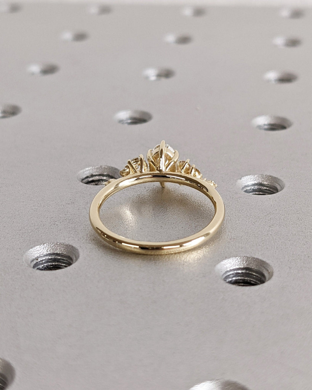 High quality oval lab diamond ring for women