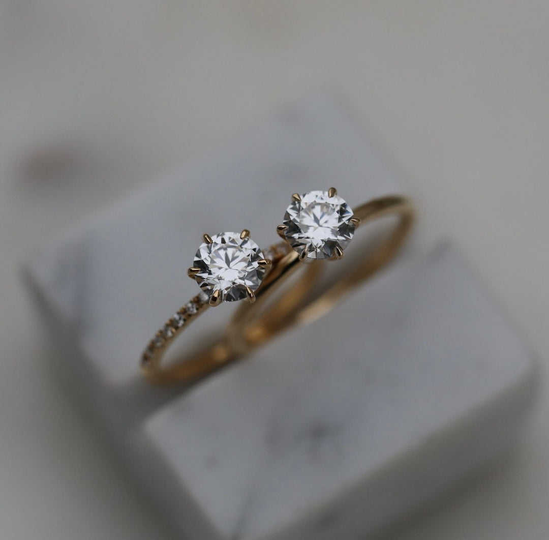 0.75 carat diamond ring,