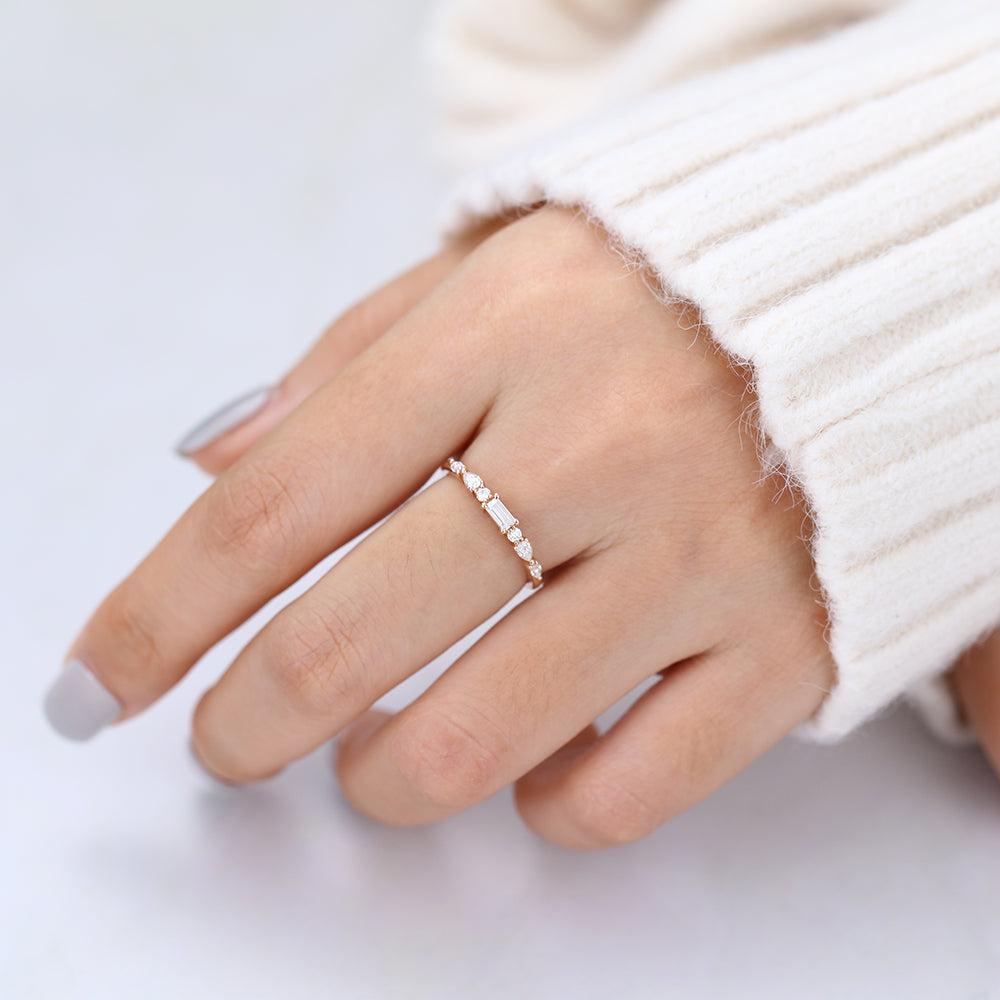 pear-baguette-marquise-round-shaped-moissanite-multi-stone-wedding-band