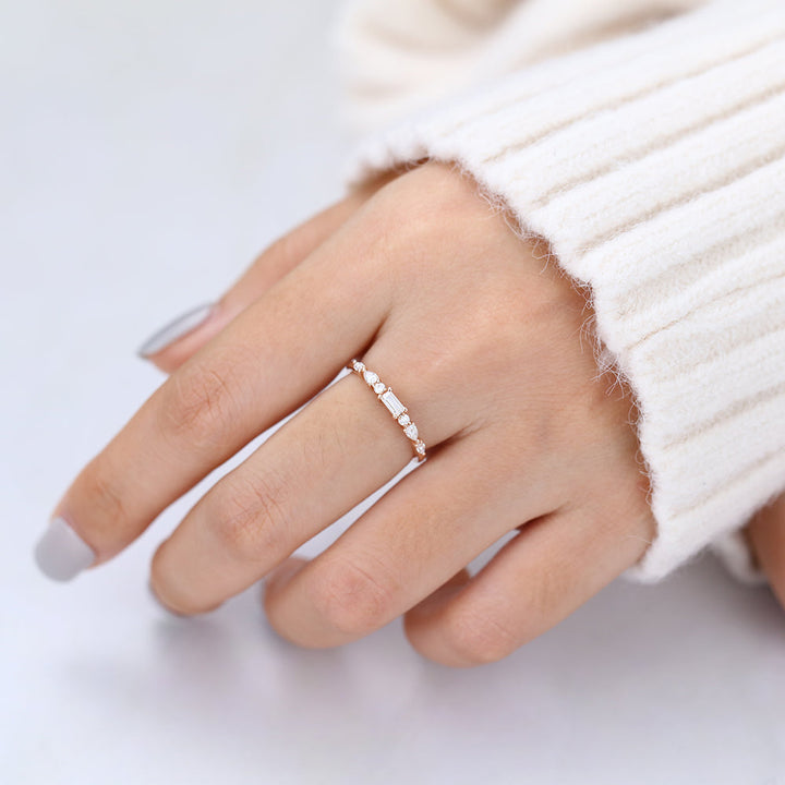 pear-baguette-marquise-round-shaped-moissanite-multi-stone-wedding-band