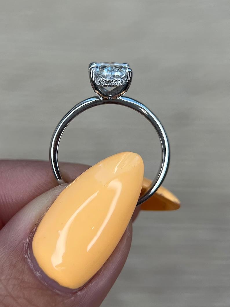 Oval engraved engagement ring, Oval halo diamond engagement ring, Oval solitaire diamond engagement ring, Oval unique diamond engagement ring, Oval custom diamond engagement ring, Oval affordable diamond engagement ring, Oval luxury diamond engagement ring,