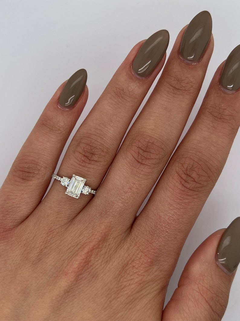 Emerald bold engagement ring, Emerald delicate engagement ring, Emerald timeless engagement ring, Emerald elegant engagement ring, Emerald whimsical engagement ring, Emerald glamorous engagement ring, 