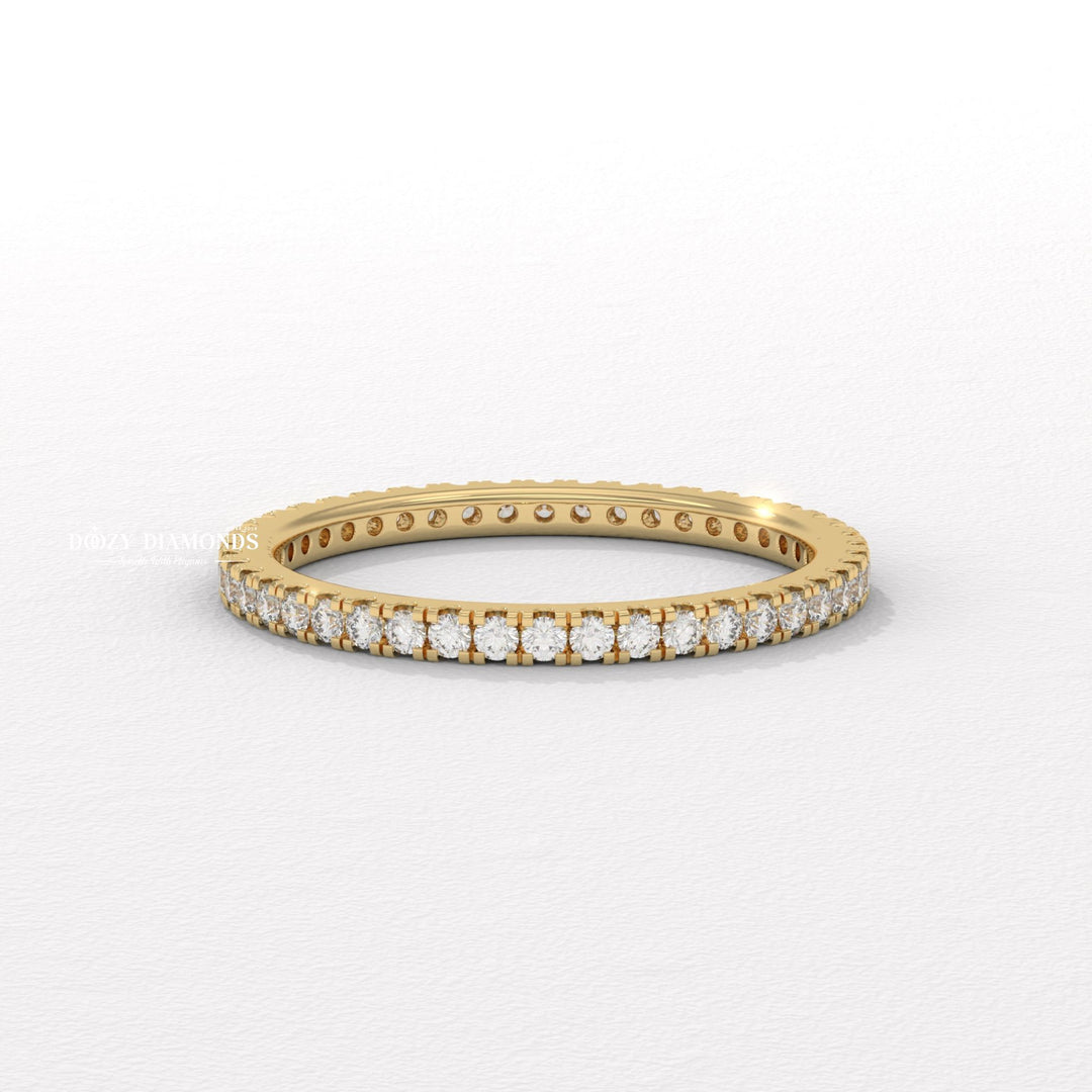 1.90mm diamond band
Round lab diamond band
Full eternity wedding band