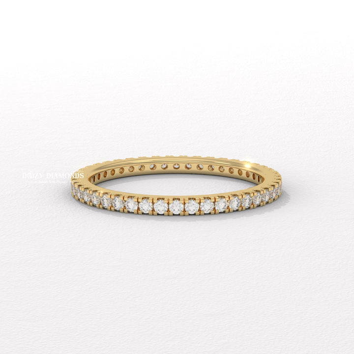 1.90mm diamond band
Round lab diamond band
Full eternity wedding band