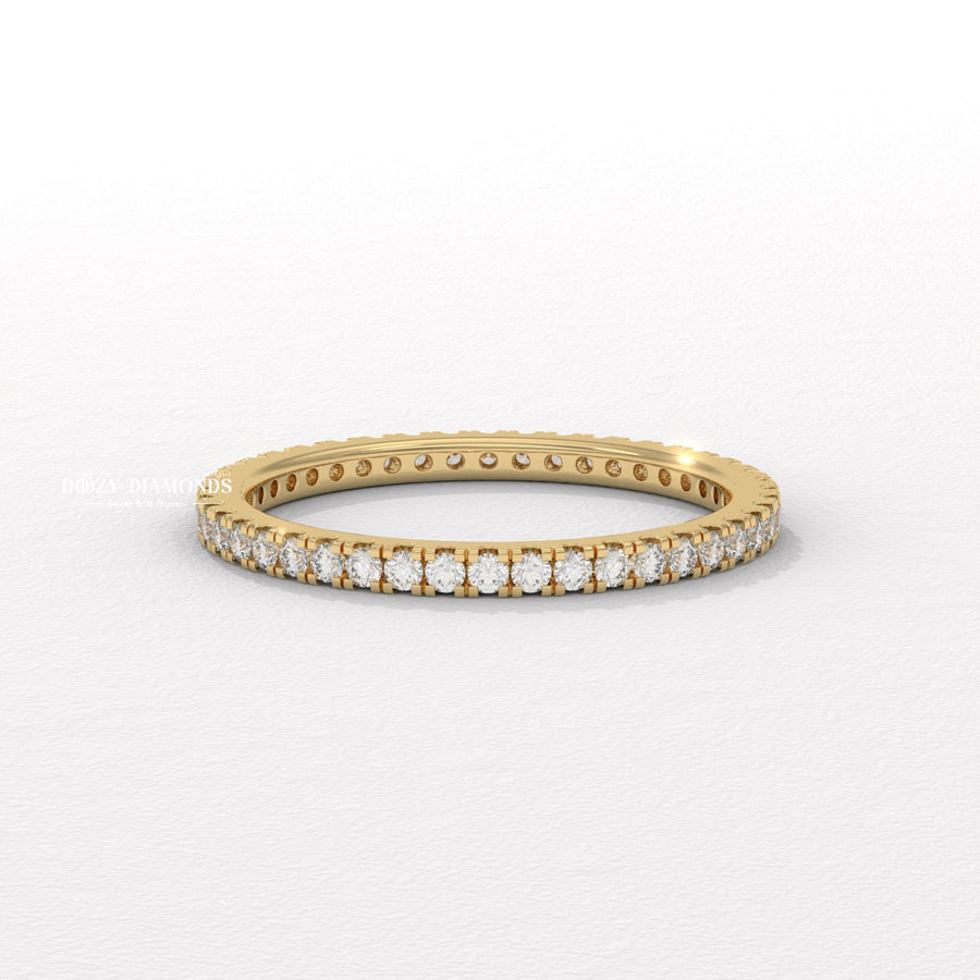 1.90mm diamond band
Round lab diamond band
Full eternity wedding band