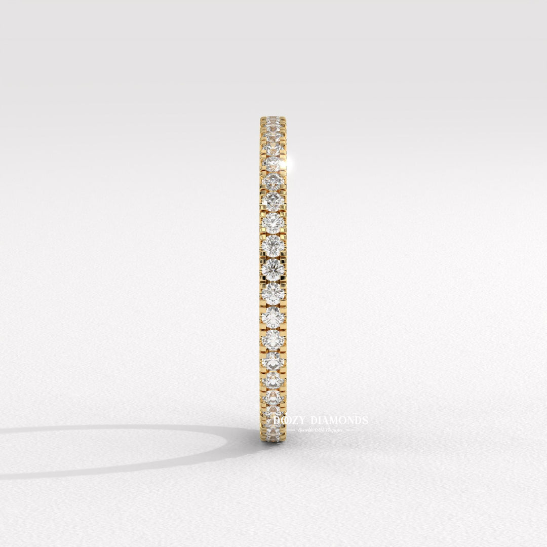 Full eternity lab diamond
1.9mm eternity ring
Round cut diamond band
Micro pave eternity band