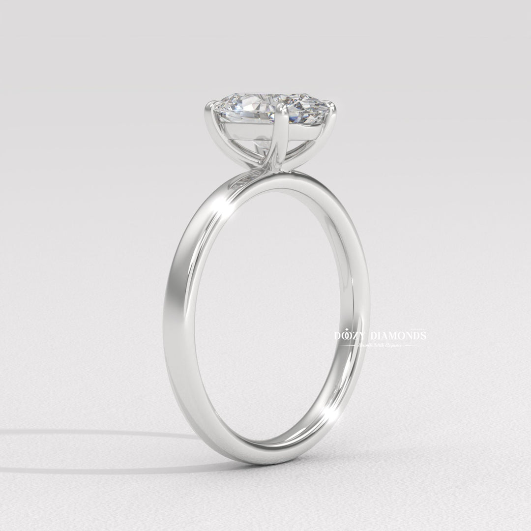 11. Classic Six-Prong Oval Ring
12. Slim Band Oval Engagement Ring