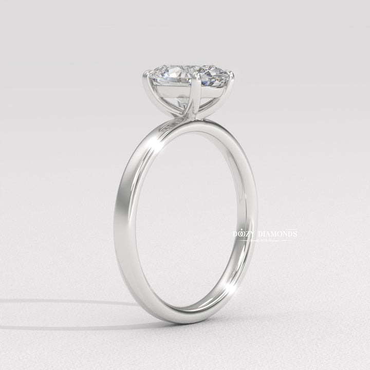 11. Classic Six-Prong Oval Ring
12. Slim Band Oval Engagement Ring