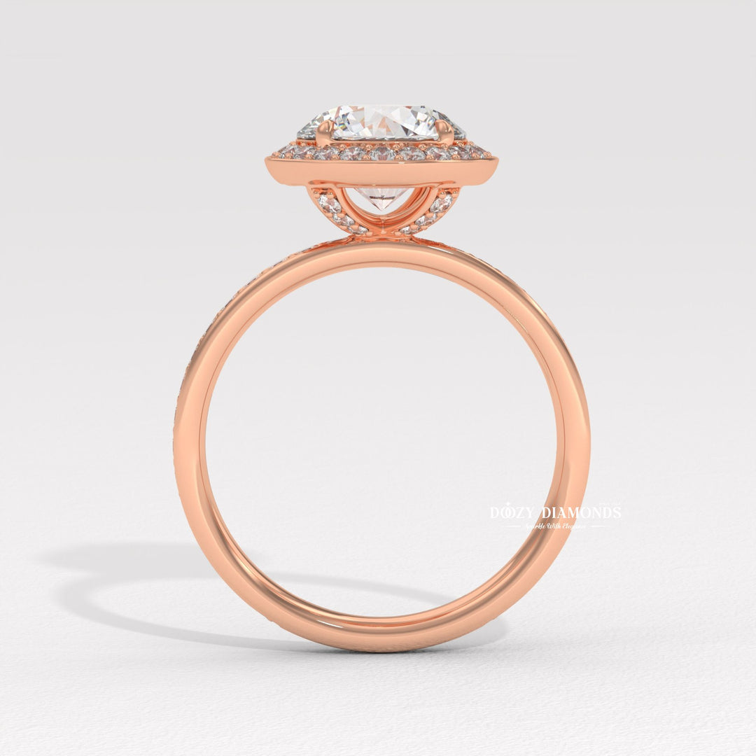 round cut diamond ring, fine jewelry ring, elegant engagement ring, proposal ring for her, wedding ring for women, luxury bridal ring, sparkling diamond ring, lab diamond jewelry, bridal jewelry, anniversary diamond ring, engagement jewelry, round center stone ring, handcrafted diamond ring,
