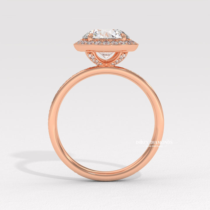 round cut diamond ring, fine jewelry ring, elegant engagement ring, proposal ring for her, wedding ring for women, luxury bridal ring, sparkling diamond ring, lab diamond jewelry, bridal jewelry, anniversary diamond ring, engagement jewelry, round center stone ring, handcrafted diamond ring,