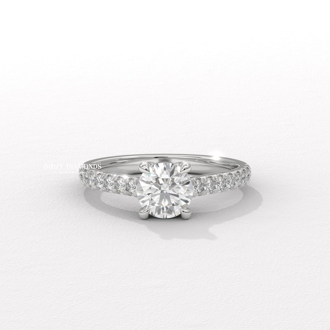10. Modern Minimal Diamond Ring
11. Dainty Lab Diamond Ring
12. Barely There Engagement Ring
