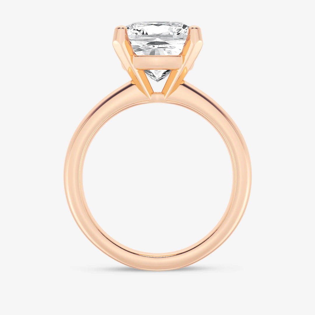 1.0CT Cushion Cut Moissanite Diamond Classic Solitaire Engagement Ring
