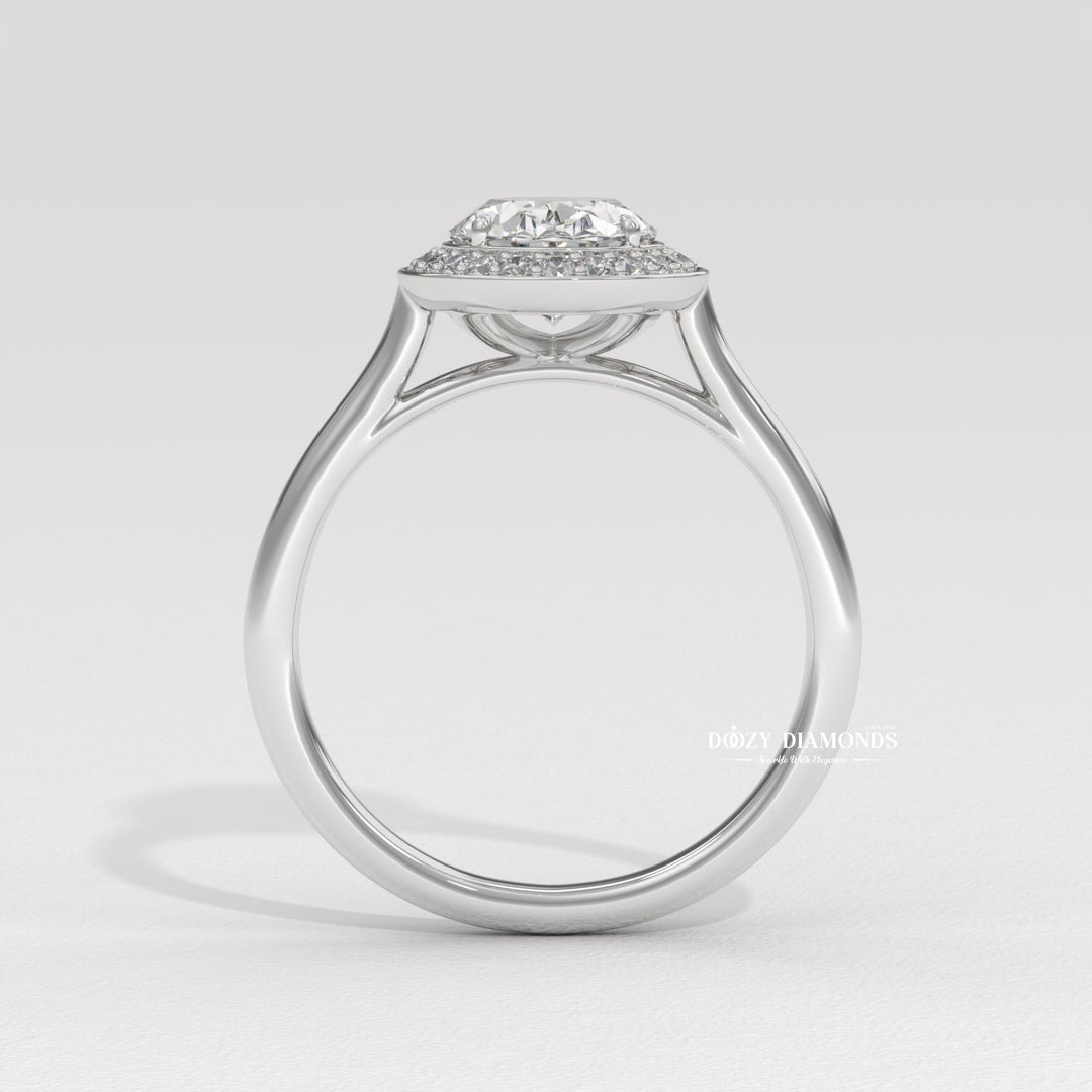 dazzling diamond ring, solitaire engagement ring, elegant diamond ring, bridal diamond jewelry, oval center diamond ring, elongated oval diamond ring, luxury diamond jewelry, eco friendly engagement ring,