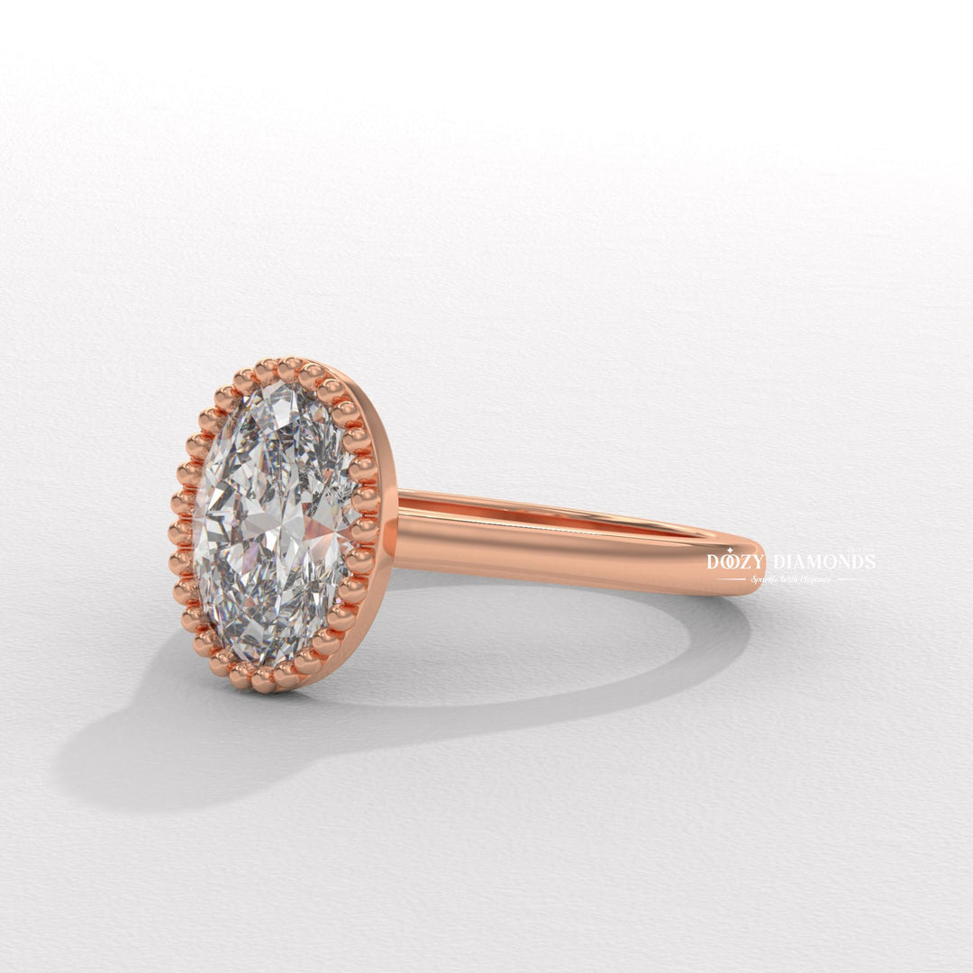 14. Ethical Vintage Style Engagement Ring
15. Sustainable Oval Bezel Ring 2026
16. Certified Oval Lab Diamond Bezel
17. Custom Vintage Bezel Lab Rin