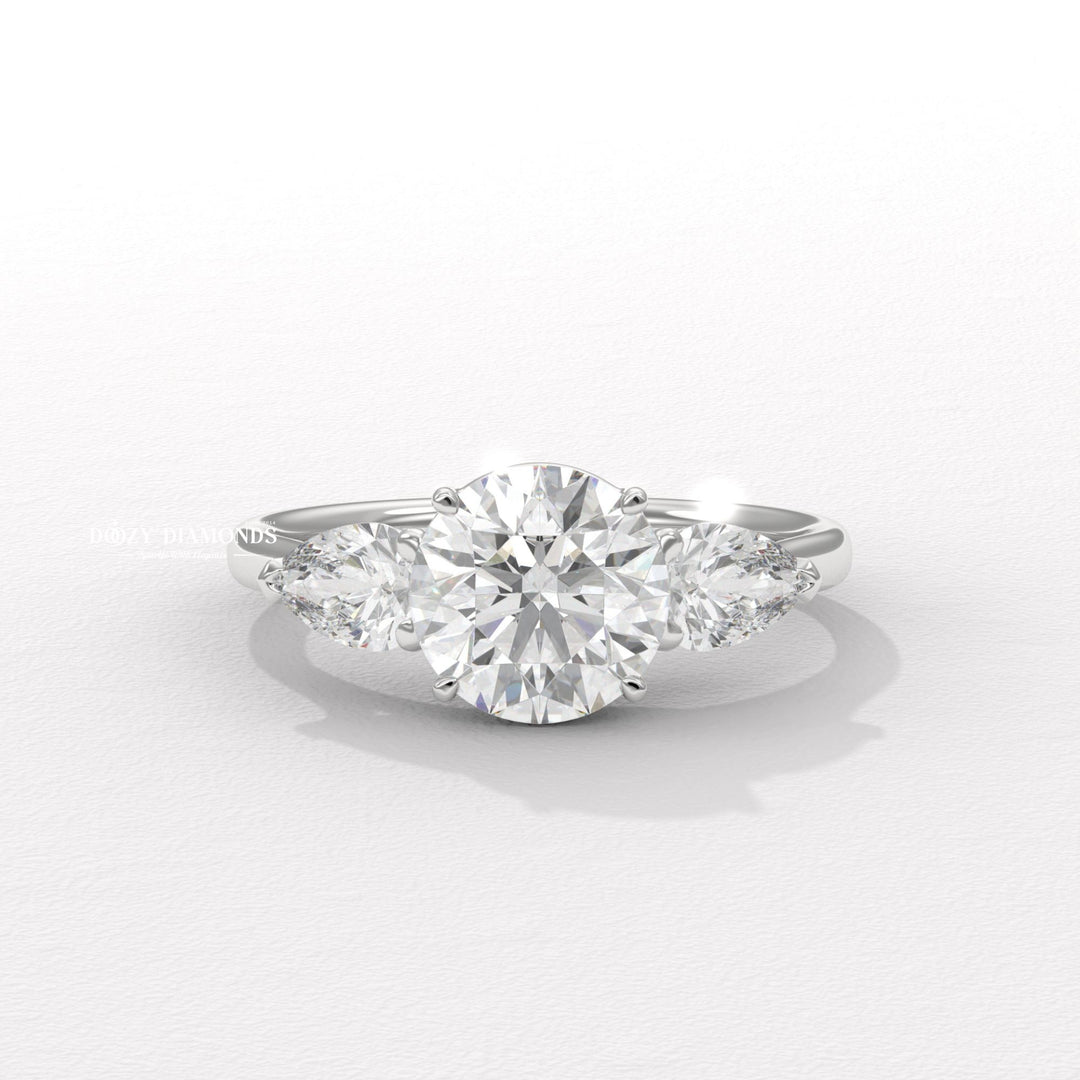 Affordable round lab grown diamond ring
Conflict free lab diamond engagement ring
Solitaire round lab diamond ring