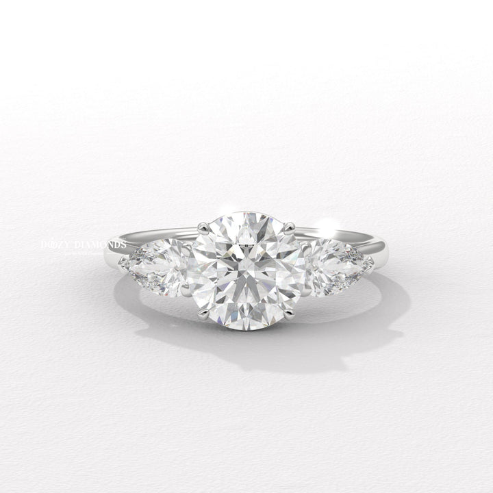 Affordable round lab grown diamond ring
Conflict free lab diamond engagement ring
Solitaire round lab diamond ring