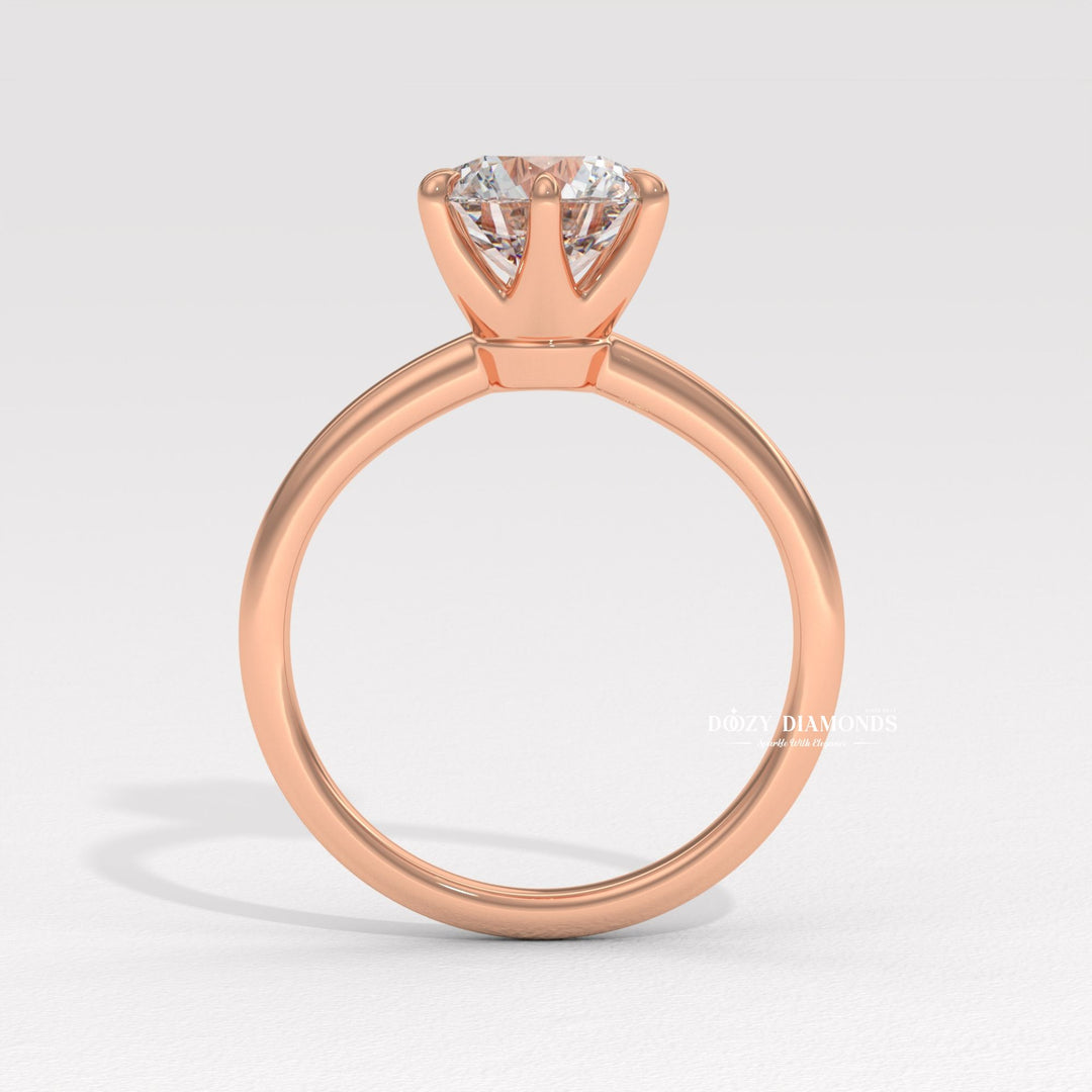 15. 4 Prong Solitaire Setting
16. Platinum Round Solitaire Ring
17. White Gold Round Solitaire Ring