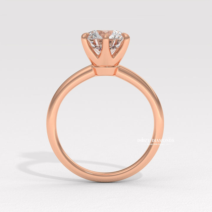 15. 4 Prong Solitaire Setting
16. Platinum Round Solitaire Ring
17. White Gold Round Solitaire Ring