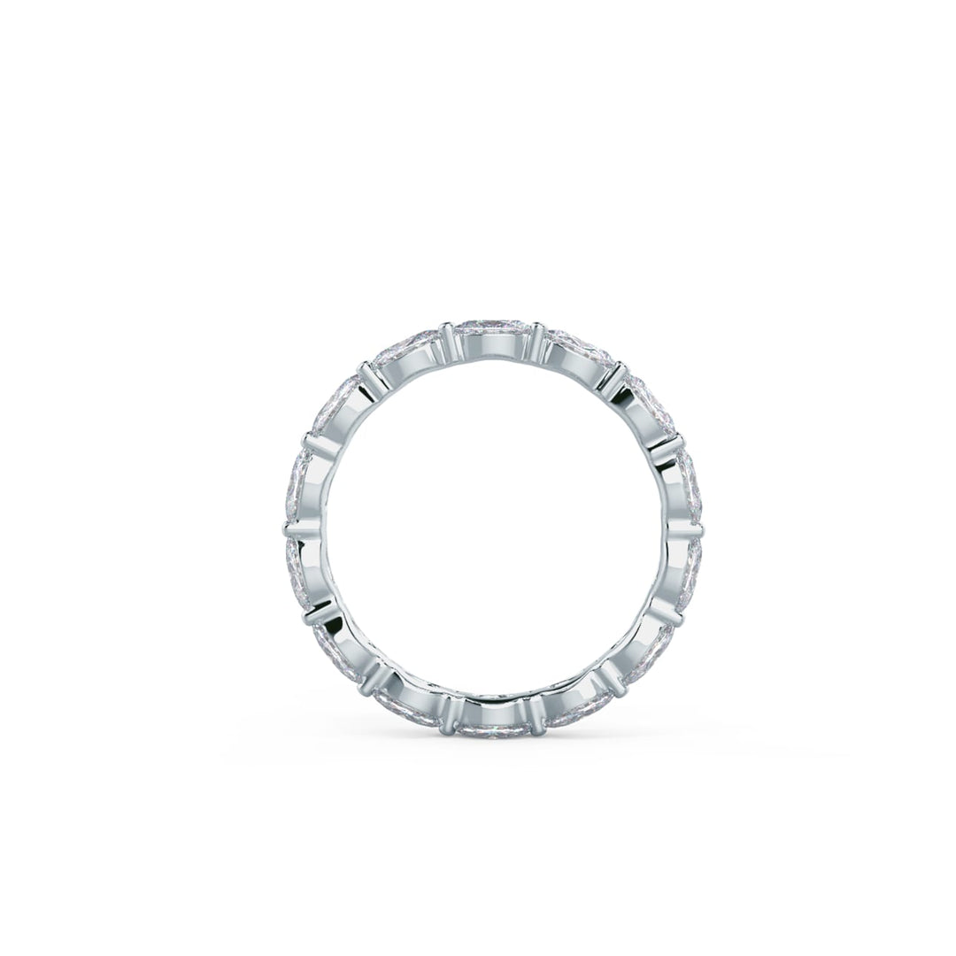 Oval DE-VS1 Lab Grown Diamond Full Eternity Wedding Band