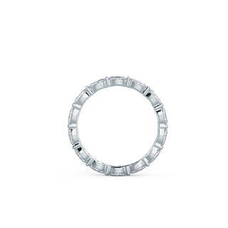 Oval DE-VS1 Lab Grown Diamond Full Eternity Wedding Band