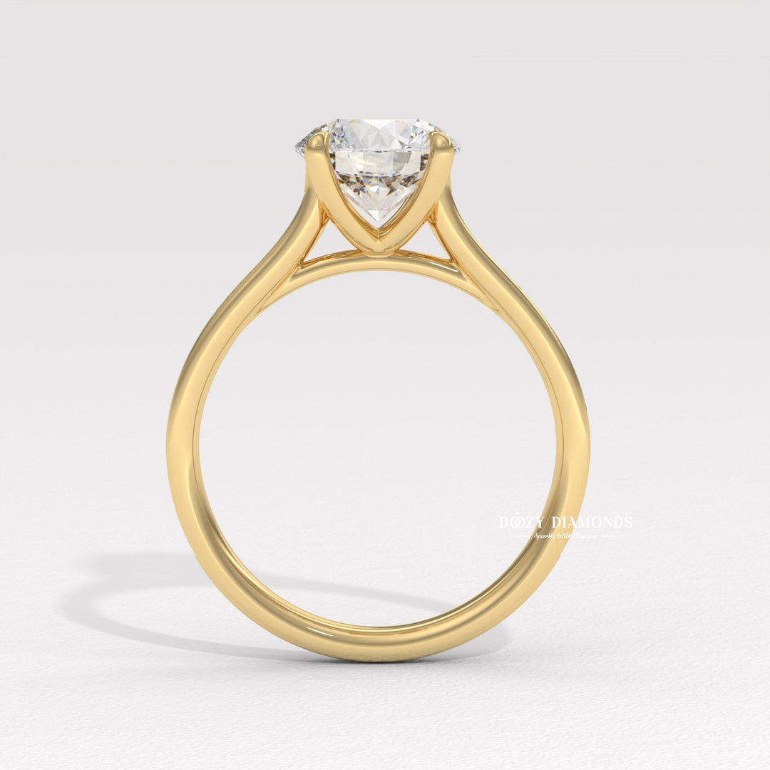 Round Brilliant Diamond Yellow Gold
Classic Yellow Gold Pave Ring
Round Diamond Engagement Ring Yellow Gold