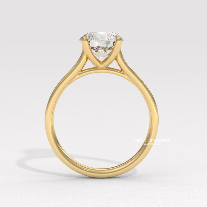 Round Brilliant Diamond Yellow Gold
Classic Yellow Gold Pave Ring
Round Diamond Engagement Ring Yellow Gold