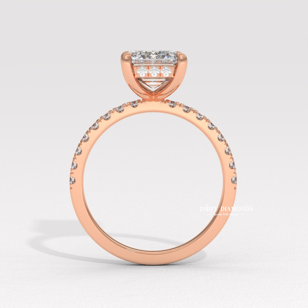 Proposal ideas oval ring
Lab diamond ring for women
Statement oval engagement ring
Buy IGI certified ring online
Modern vintage oval pavé ring
