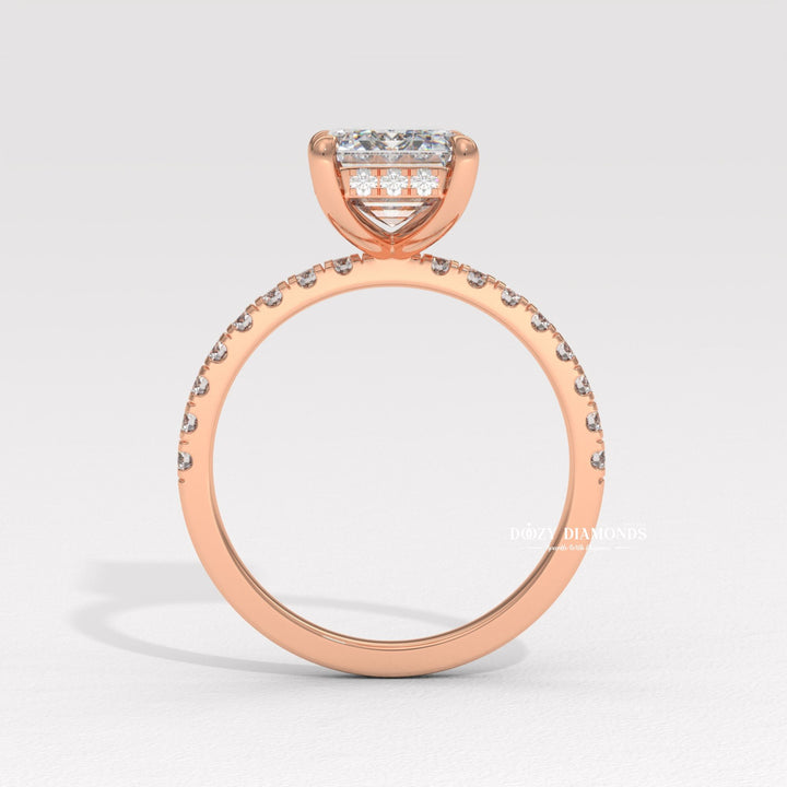 Proposal ideas oval ring
Lab diamond ring for women
Statement oval engagement ring
Buy IGI certified ring online
Modern vintage oval pavé ring