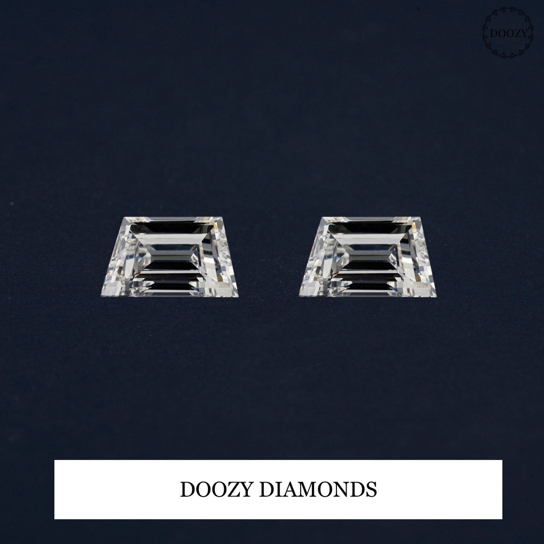 0.20CT Trapezoid Cut Lab-Grown Diamond Pair