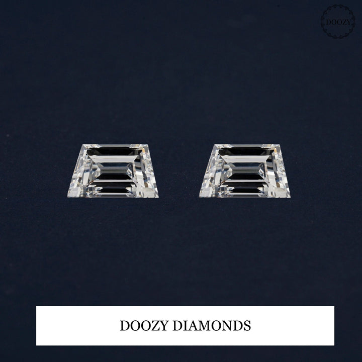 0.20CT Trapezoid Cut Lab-Grown Diamond Pair