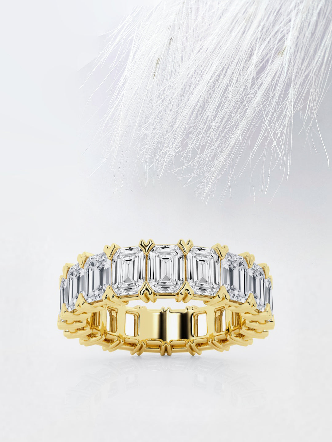 Radiant FG-VS2 Lab Grown Diamond Eternity Wedding Band For Women