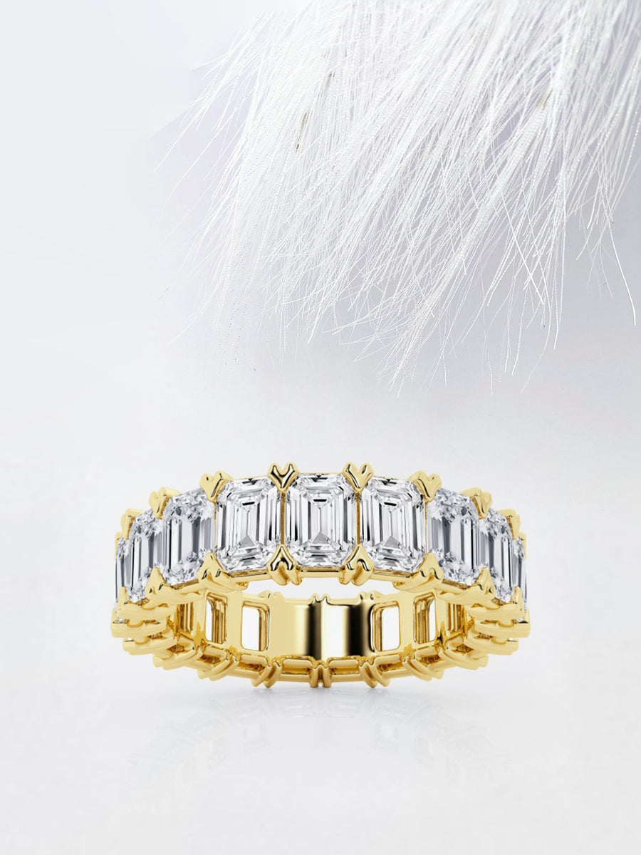 Radiant FG-VS2 Lab Grown Diamond Eternity Wedding Band For Women