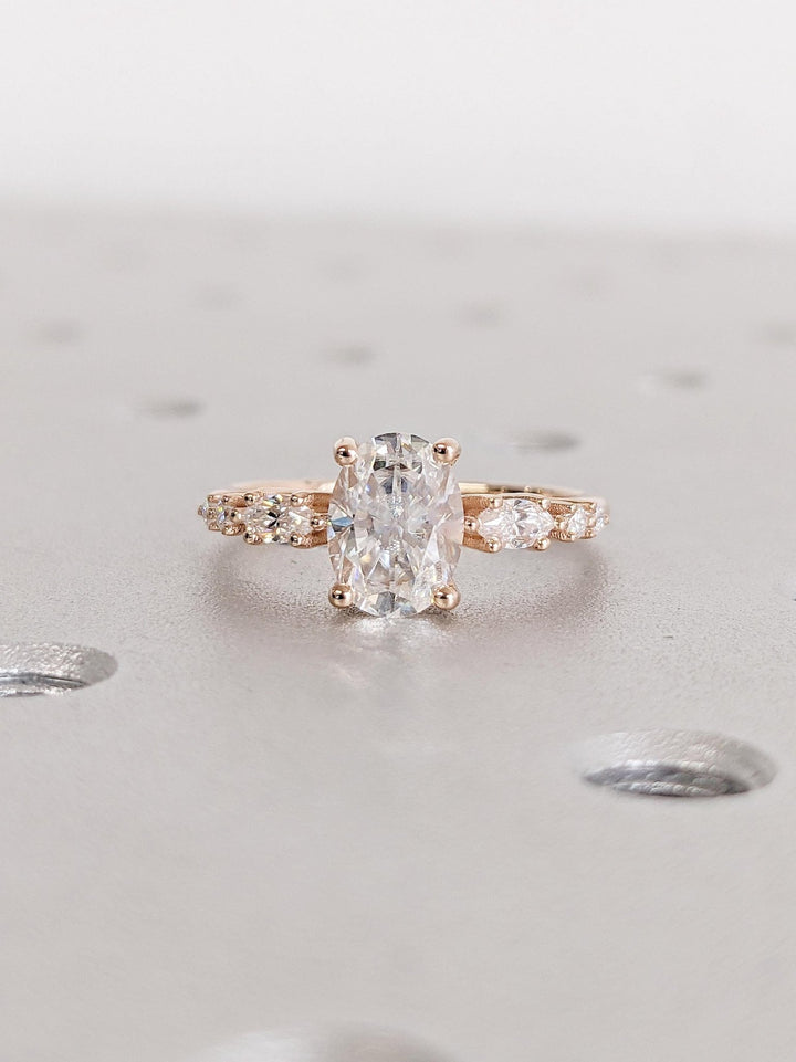 oval cut engagement ring,