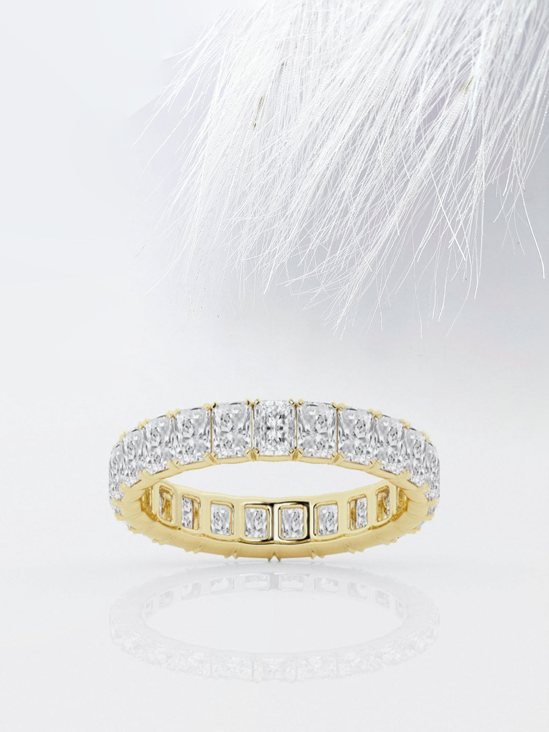 Radiant FG-VS2 Lab Grown Diamond Full Eternity Wedding Band