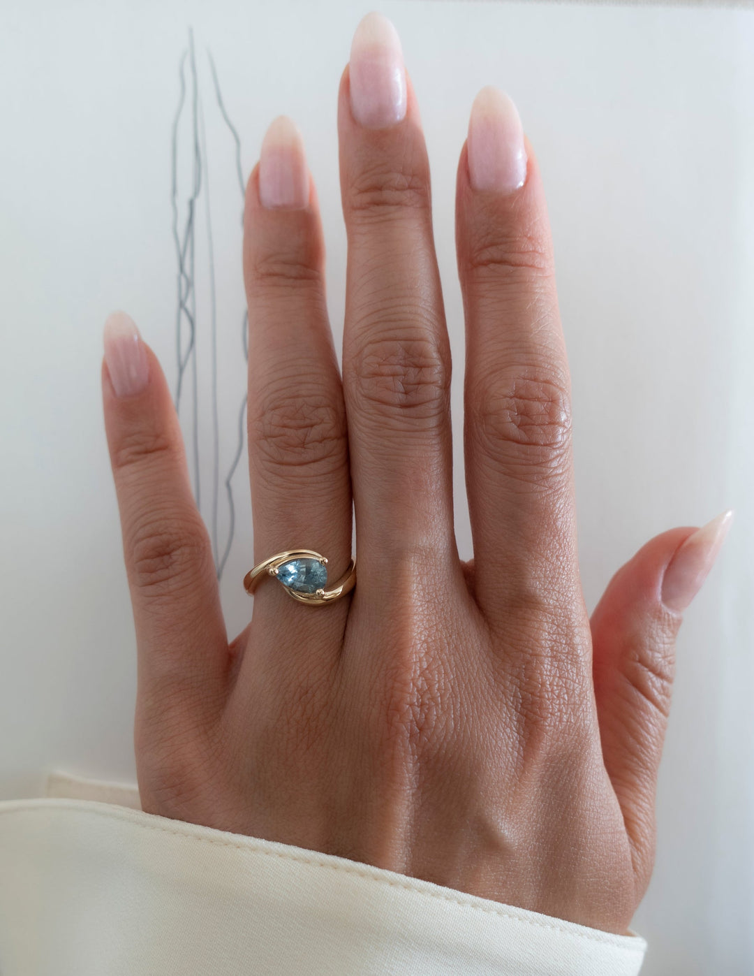 Pear personalized diamond ring, Pear exclusive diamond ring, Pear engraved diamond ring, Engagement ring, Diamond engagement ring, Gold engagement ring, White gold engagement ring, Yellow gold engagement ring, 