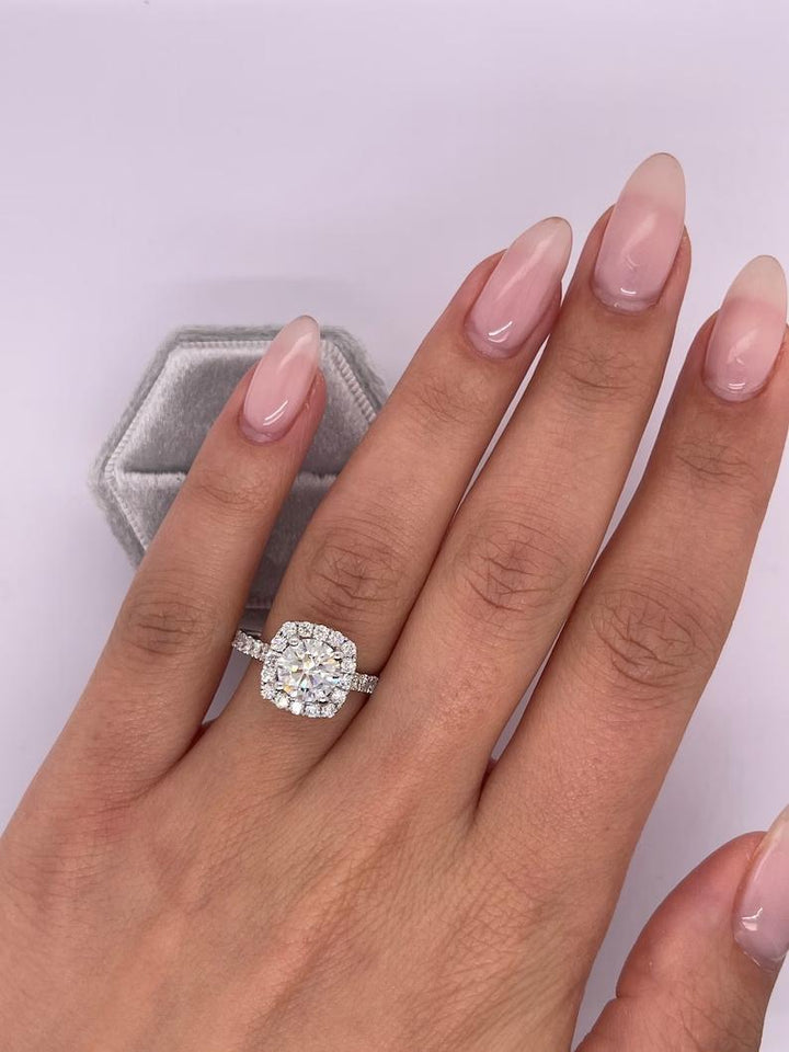  Round unique engagement ring, Round traditional engagement ring, Round minimalist engagement ring, Round delicate engagement ring, Round timeless engagement ring,