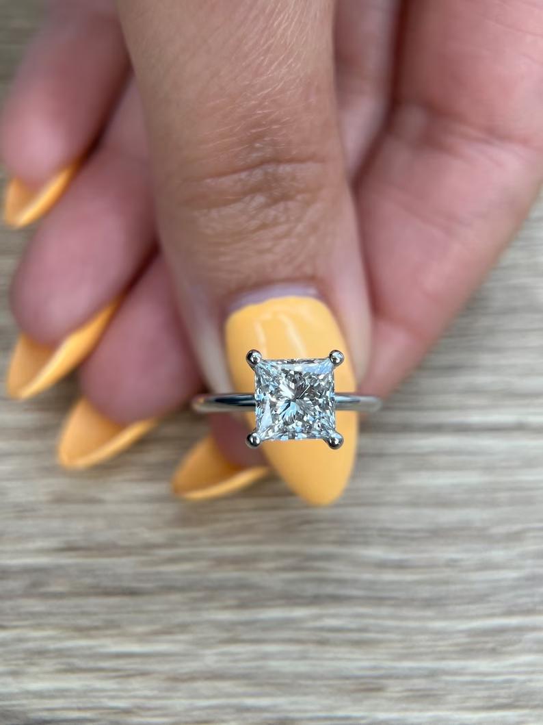 Marquise conflict-free engagement ring, Marquise lab-grown engagement ring, Marquise natural engagement ring, Marquise certified engagement ring, 