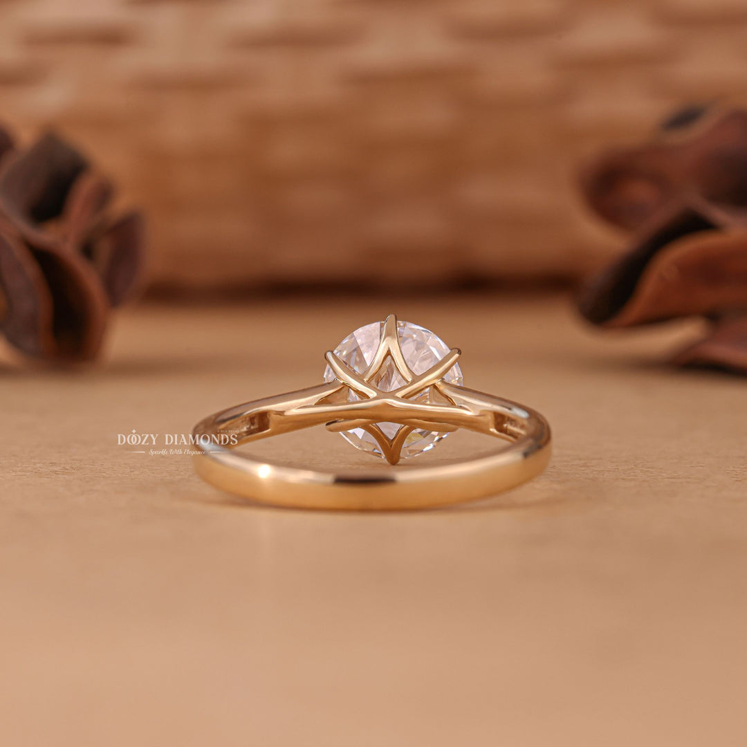 1.50CT - 2.50CT Round Cut E/VS1 Lab Grown Diamond Solitaire Engagement Ring - Doozy Diamonds