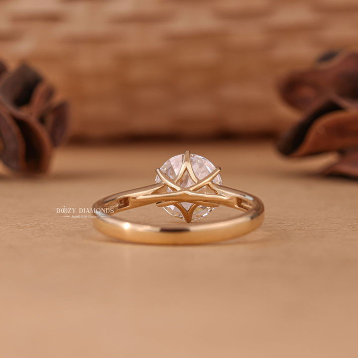 1.50CT - 2.50CT Round Cut E/VS1 Lab Grown Diamond Solitaire Engagement Ring - Doozy Diamonds