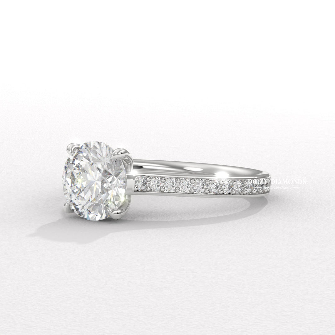 Eco-Conscious Yellow Gold Ring
22. Modern Classic Yellow Gold Pave
23. Handcrafted Pave Diamond Ring
24. Timeless Yellow Gold Bridal Ring
25. Brilliant Sparkle Pave Diamond Ring
