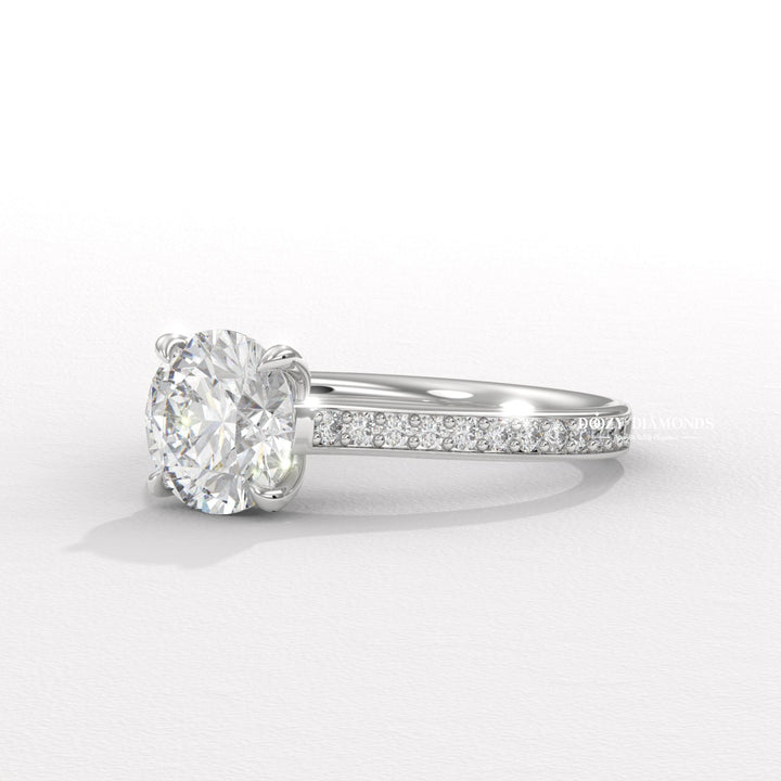 Eco-Conscious Yellow Gold Ring
22. Modern Classic Yellow Gold Pave
23. Handcrafted Pave Diamond Ring
24. Timeless Yellow Gold Bridal Ring
25. Brilliant Sparkle Pave Diamond Ring

