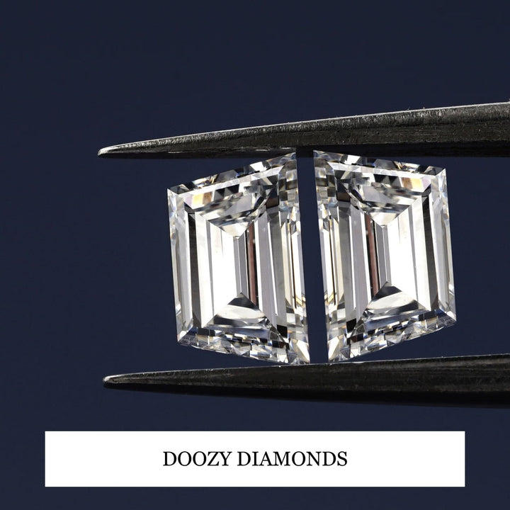 0.20CT Trapezoid Cut Lab-Grown Diamond Pair